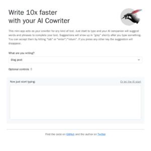 AI Cowriter