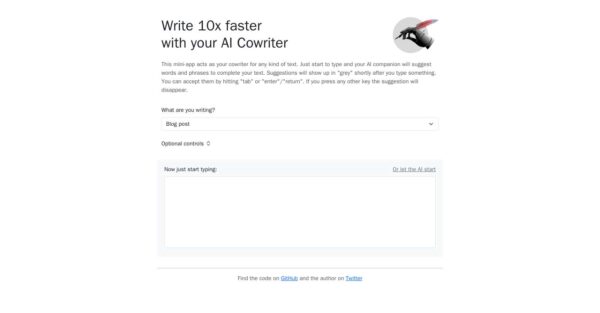 AI Cowriter