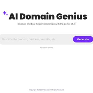 AI Domain Genius