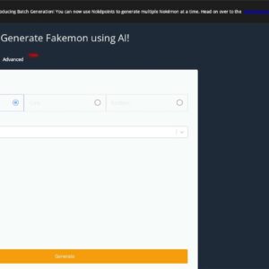 AI Pokemon generator