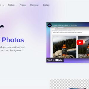 AI-powered Product Photos