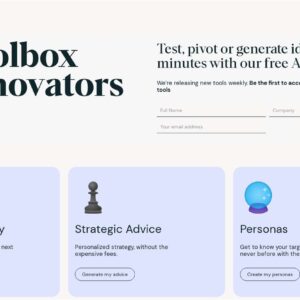 AI Toolbox for innovators