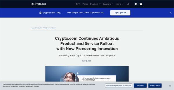 Amy by Crypto.com