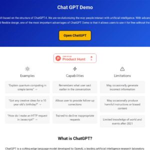 Chat GPT Demo