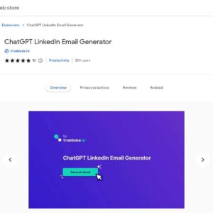 ChatGPT LinkedIn Email Generator