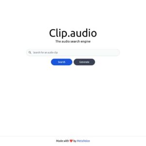 Clip audio