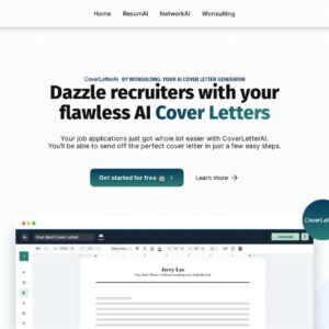 CoverletterAI by Wonsulting