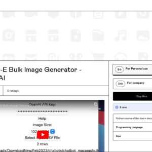 DALL-E Bulk Image Generator