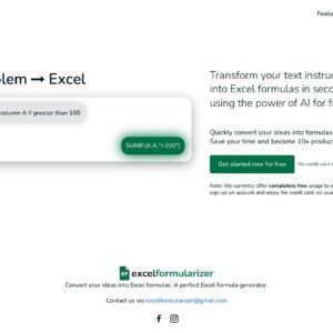 Excelformularizer