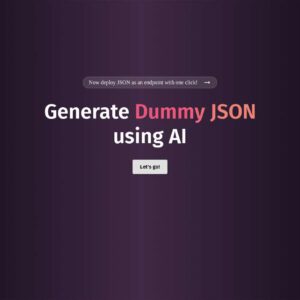 Generate JSON