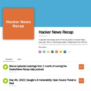 Hacker News Recap