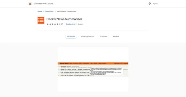 HackerNews Summarizer