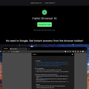 Halist Browser AI