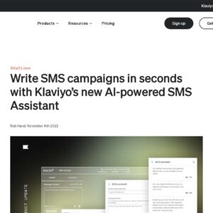 Klaviyo SMS Assistant