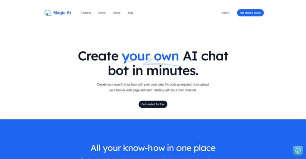 MagicAI Chatbots