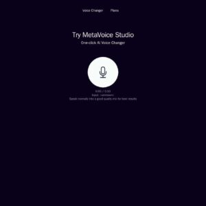 MetaVoice Studio