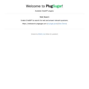 PlugSugar