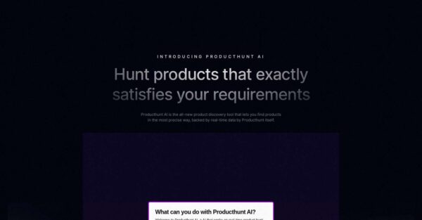 Producthunt AI