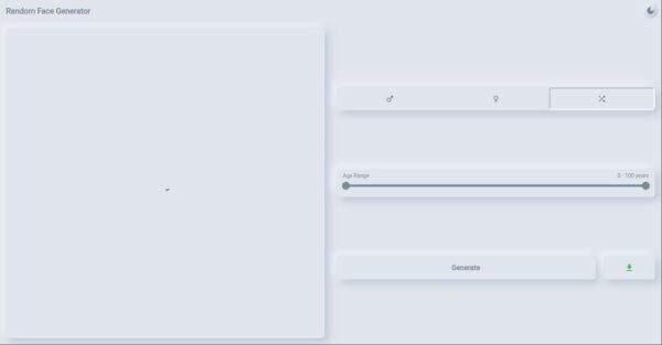 Random Face Generator