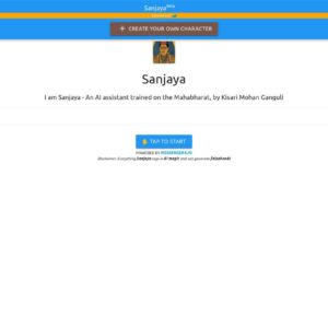 Sanjaya chatbot