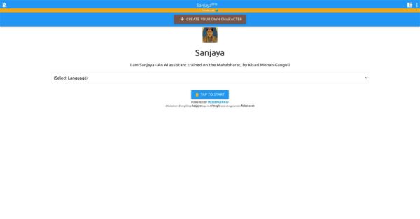 Sanjaya chatbot