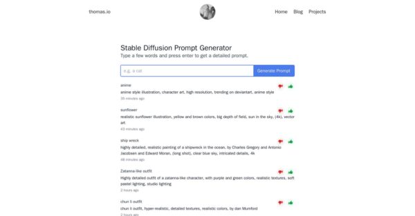 Stable Diffusion Prompt Generator