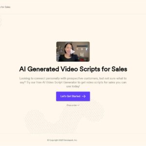 Video script generator