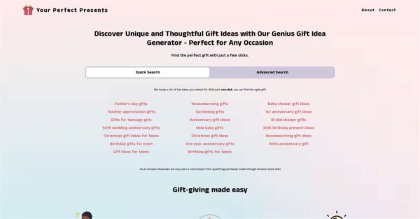 Your perfect presents